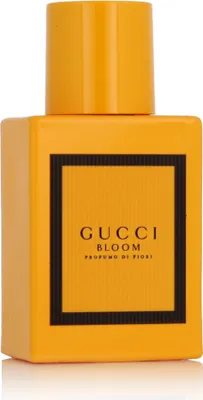 A product shot of a Gucci Bloom Profumo di Fiori Eau de Parfum bottle.