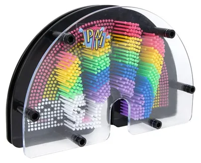 Produktbild von Pin iT! Regenbogen Spielzeug 3D Abdruck machen - buntes Kinderspiel