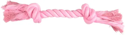 Immagine prodotto di Cane giocattolo piccolo cane cucciolo nodo corda izra rosa 20 cm cane