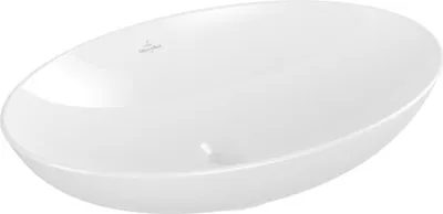 Produktbild von VB Aufsatzwaschbecken Loop&Friends 620x 420mm Oval o. ÜL. Weiß Alpin CeramicPlus