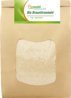 Produktbild von Piowald Braunhirsemehl - 1 kg