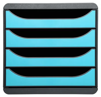 Immagine prodotto di EXACOMPTA BIG-BOX cassettiera, 4 ripiani, trkis