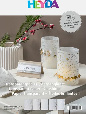 Produktbild von HEYDA Christmas, Gold, Silber, Junge/Mädchen, Christmas, 210 mm, 297 mm, 10 Blätter