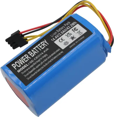 Li-Ion Akku 3000 mAh 14,4 V für Staubsauger, kompatibel Conga 1490