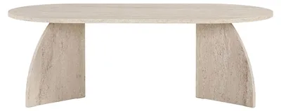 Produktbild von Couchtisch - Beige Travertin-Optik - JORELA