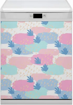 Produktbild von Geschirrspüle Magnet für Spülmaschine Magnetmatte Küche Magnete Dekorative 60x80 cm - Drucke Pfotendrucke