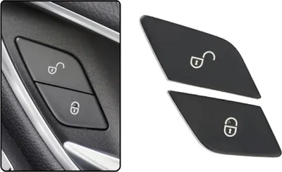 Image de Pour Mercedes-Benz Classe E 2016-2021 conduite à gauche voiture bouton de verrouillage à droite 2059055251 (Noir)