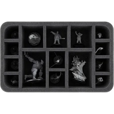 Produktbild von Schaumstoffeinlage 15 Fächer für Batman Miniature Game Modelle