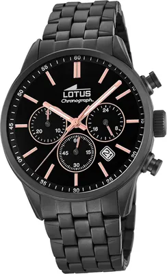 Produktbild von LOTUS Edelstahl Herren Uhr 18668/2 Armbanduhr schwarz Sport Khrono D2UL18668/2
