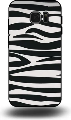 Produktbild von Smartphonica Handyhülle passend für Samsung Galaxy A51 mit Zebradruck - TPU Tasche mit Zebradruck Design - Schwarz Weiß