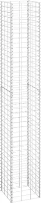 Immagine prodotto di Fioriere Rialzate a Gabbione 3 pz 30x30x200 cm in Ferro