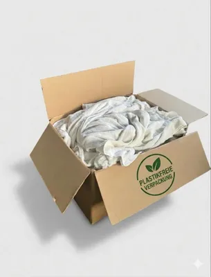 Produktbild von 10 kg weiße Frottee Putzlappen – Hotel-Ausschuss , sehr saugfähig, Werkstatt