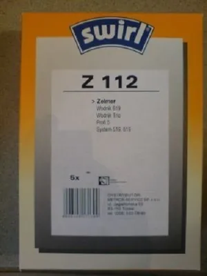 Produktbild von Swirl Staubsaugerbeutel Z112 / Z 112 für Zelmer Staubsauger Wodnik 619