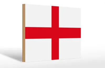 Produktbild von Holzschild Flagge England 30x20cm Flag of England