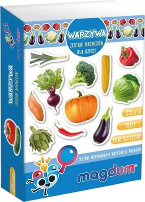 Immagine prodotto di Magneti Per Verdure Per Bambini 25Pz Mv 6032-12