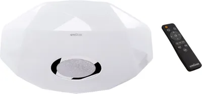 Immagine prodotto di Plafond bagno decorativo bianco diamante rotondo Ø50cm telecomando colore variabile LED 48W IRYNA Struhm
