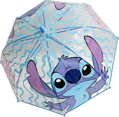 Produktbild von Disney Stitch Kinder Regenschirm 72 cm leicht stabil Jungen und Mädchen