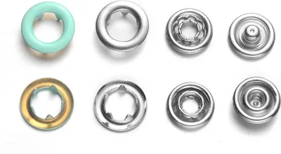 Produktbild von BabySnap Jersey Druckknöpfe (10,5mm) B19 mint