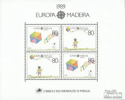 Produktbild von Briefmarken Portugal - Madeira 1989 Mi Block10 (kompl.Ausg.) postfrisch Kinderspiele