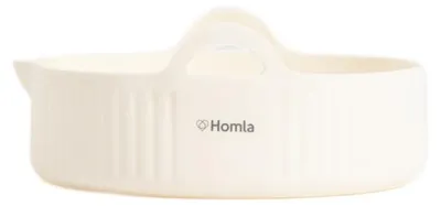Zdjęcie produktu dla HOMLA Forma MOLLIS do Air Fryer okrągła śmietankowa 20x8cm