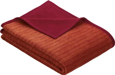 Produktbild von IBENA Plaid JACQUARD FANO BL 100x150 cm rot