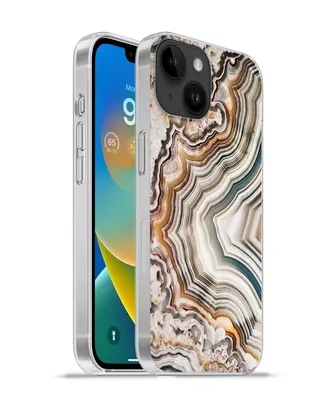 Produktbild von MuchoWow® Handyhülle Schutzhülle Hülle für Apple iPhone 14 - Softcase Naturstein - Nahaufnahme - Muster Silikon Softcase Handy Hülle - Mobiltelefonhülle