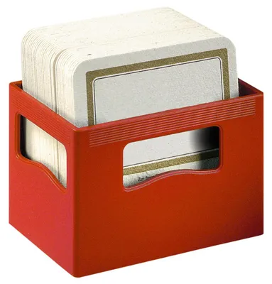 Zdjęcie produktu dla Stojak Beermat "Beer crate" standardowy czerwony