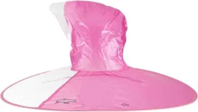 Produktbild von Tragbarer, faltbarer Regenmantel, Regenschirm, Hut, freihändig, für Outdoor-Aktivitäten von Kindern (Pink M)
