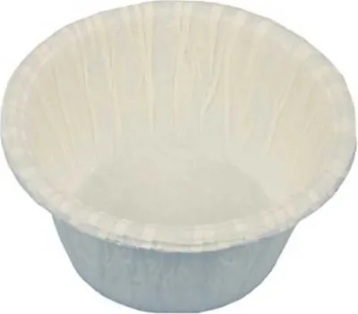 Produktbild von Papstar Backförmchen weiss rund 5 x 3,5cm 20 Stück