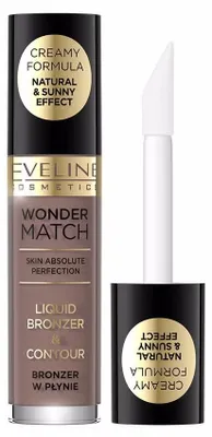 Produktbild von Eveline Cosmetics, Wonder Match, Bronzer w płynie nr 02, 4,5 ml