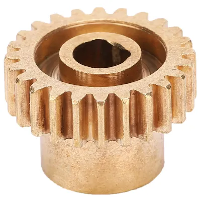 Image de Pignon,Laiton,Engrenage,Engrenage denté,Engrenage 24 dents,Pièces détachées pour robots industriels