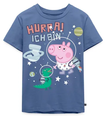 Produktbild von Spreadshirt Peppa Wutz Schorsch 3. Geburtstag Kinder Premium T-Shirt, 98/104 (2 Jahre), Taubenblau