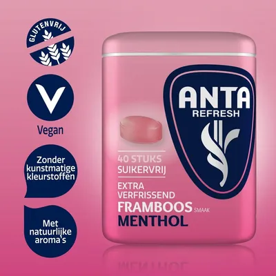 Productafbeelding van Anta Refresh framboos 72 Gram