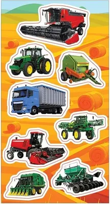 Zdjęcie produktu dla Naklejki Maszyny rolnicze