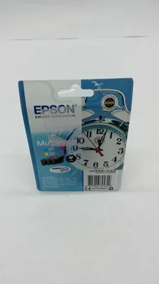 Produktbild von Epson Alarm clock Multipack 3-colour 27 DURABrite Ultra Ink, Standardertrag, Cyan, Magenta, Gelb, Tinte auf Pigmentbasis, 3,6 ml, 1 Stück(e), Multipack