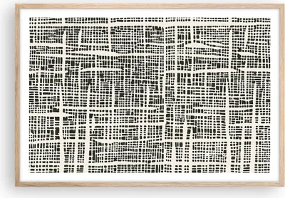 Produktbild von Gerahmtes Poster - Rahmen in heller Eiche - Textur Muster Stück - 91,5x61 cm - Wand Bild - Wanddeko - Wandbilder - Kunstposter - Wandposter - Bilderrahmen - Bilder - Kunstdruck - P2NAA91x61-4926