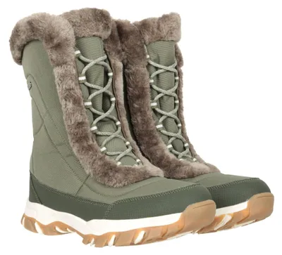 Produktbild von Mountain Warehouse - Damen Schneestiefel "Ohio" MW1639 (38 EU) (Khakigrün)