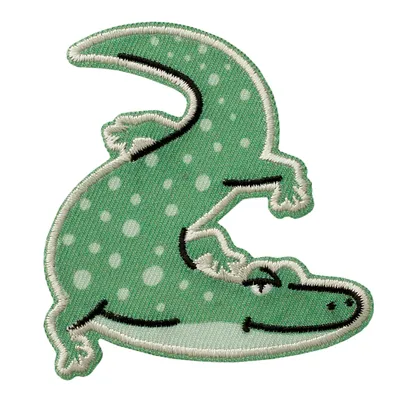 Produktbild von Mono Quick 10134 Krokodil Bügelbild, Patch, ca. 7,5 x 6,9 cm