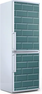 Produktbild von Magnete Dekorative - 60 cm x 180 cm - Küche Magnetmatte Kühlschrankmagnete - Farbige Backstein Ziegel