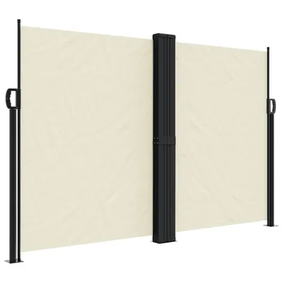 Obrázek produktu pro vidaXL Boční výsuvná markýza krémová 160x1200 cm
