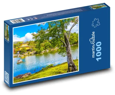 Obrázok produktu pre Puzzle 1000 Japonská architektúra pri jazere - martinpuzzle