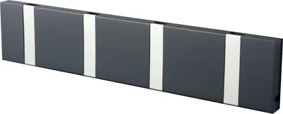 Produktbild von LoCa Garderobe Knax 4 anthrazit (Haken klappbar Alu)