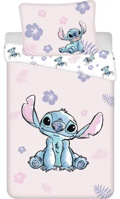 Produktbild von Kinderbettwäsche Disney Lilo und Stitch Flowers