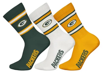 Produktbild von Green Bay Packers 3pk Crew Socks