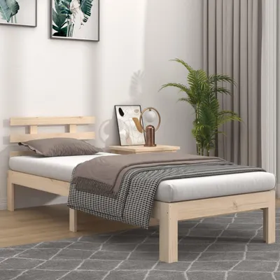 Zdjęcie produktu dla Łóżko z litego drewna 75x190 cm