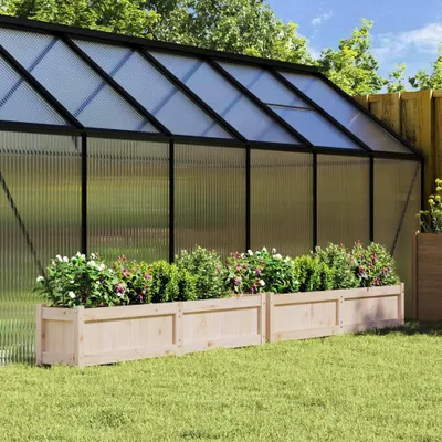 Immagine prodotto di Fioriere da Giardino 2 pz in Legno Massello di Pino
