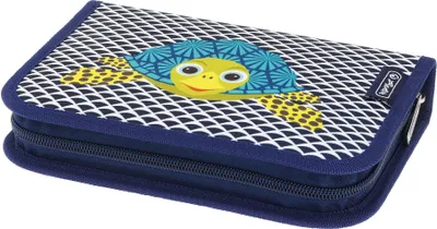 Produktbild von Herlitz Schüleretui 31 tlg. Cute Animals Turtle