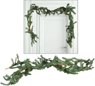 Produktbild von Riesige Tannengirlande Girlande Tanne Weihnachten Maigirlande Maibaum neu grün