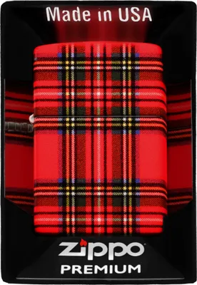 Produktbild von Feuerzeuge ZIPPO RED PLAID DESIGN 60007246