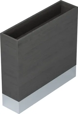 Produktbild von BALI | Bistro Raumtrenner | L120xH84cm | 60 Liter | Pflanz Kasten | Trog Blumen Topf Kübel Teiler Gastro Trennwand Sichtschutz